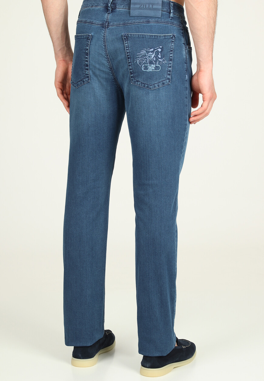 джинсы  от бренда zilli вид слева