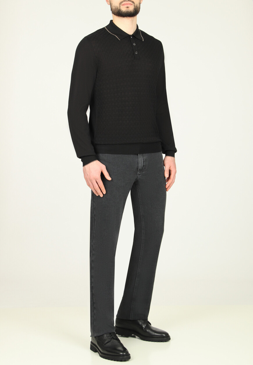 поло длинный рукав  MBY-PB038-DAMI1/ML01 по акции