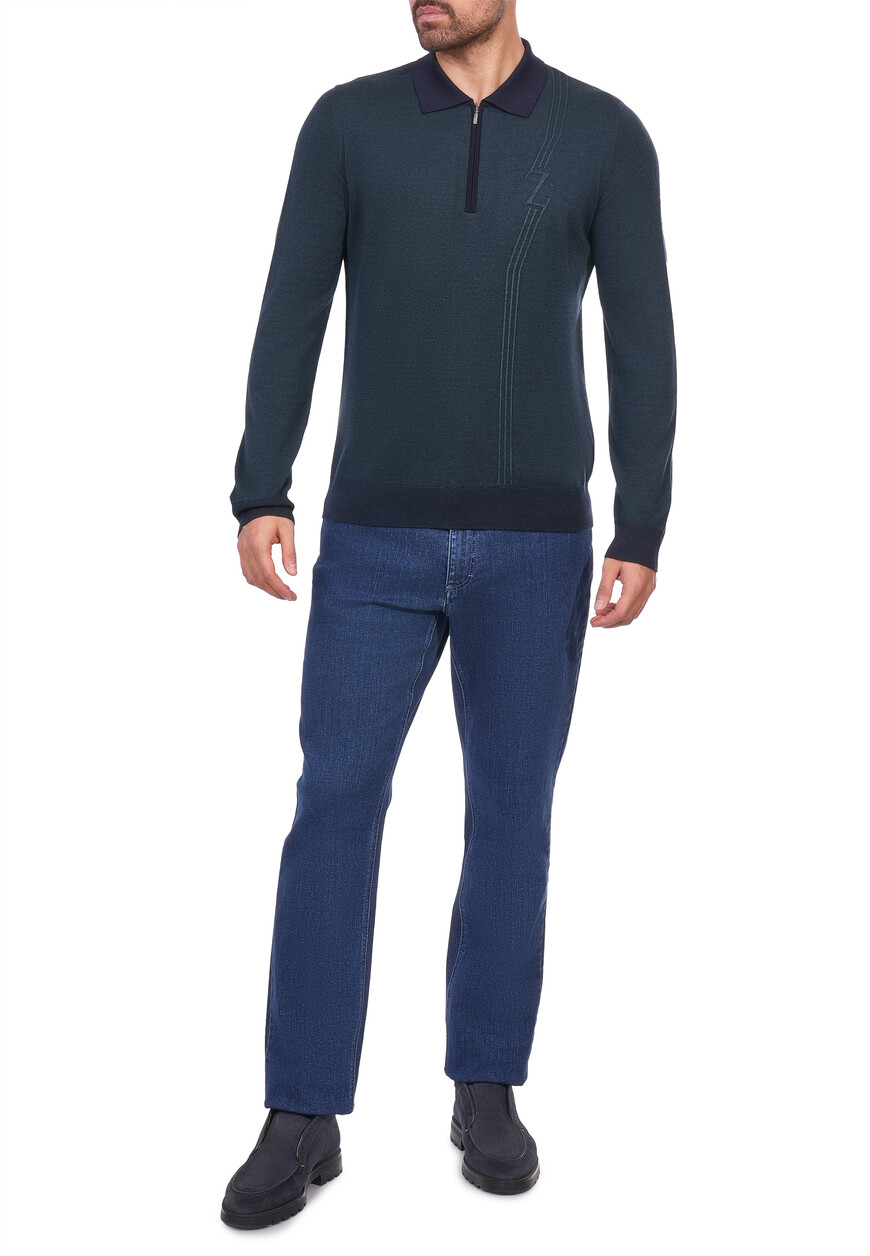 поло длинный рукав  MBY-PZ052-ZLIN1/ML01 по акции