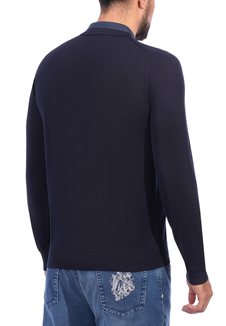 поло длинный рукав  KBP001M0330VBJ000 со скидкой