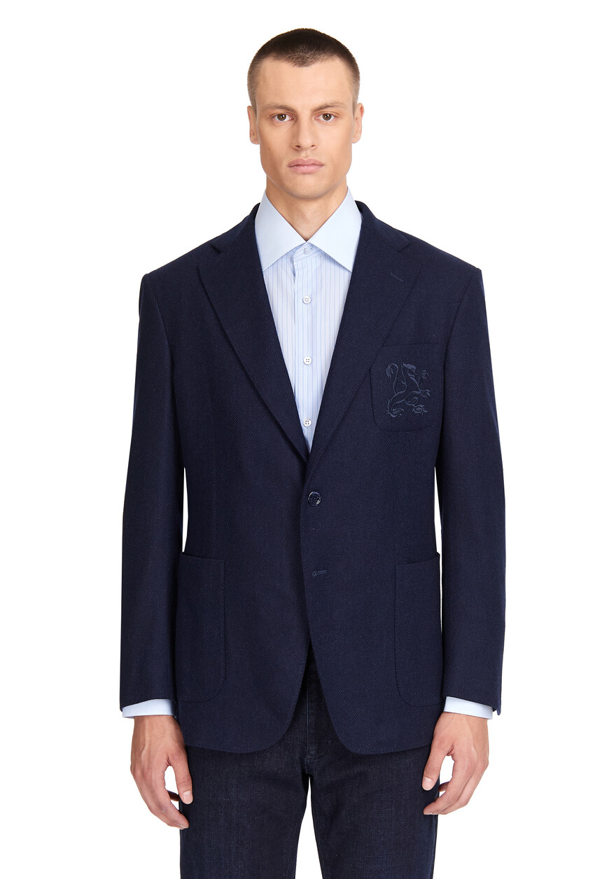 пиджак  из италии вид сбоку