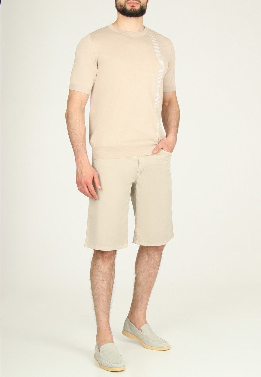 шорты  от бренда zilli вид слева