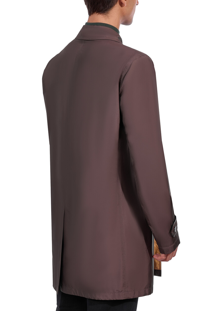 плащ  из проверенных материалов спереди