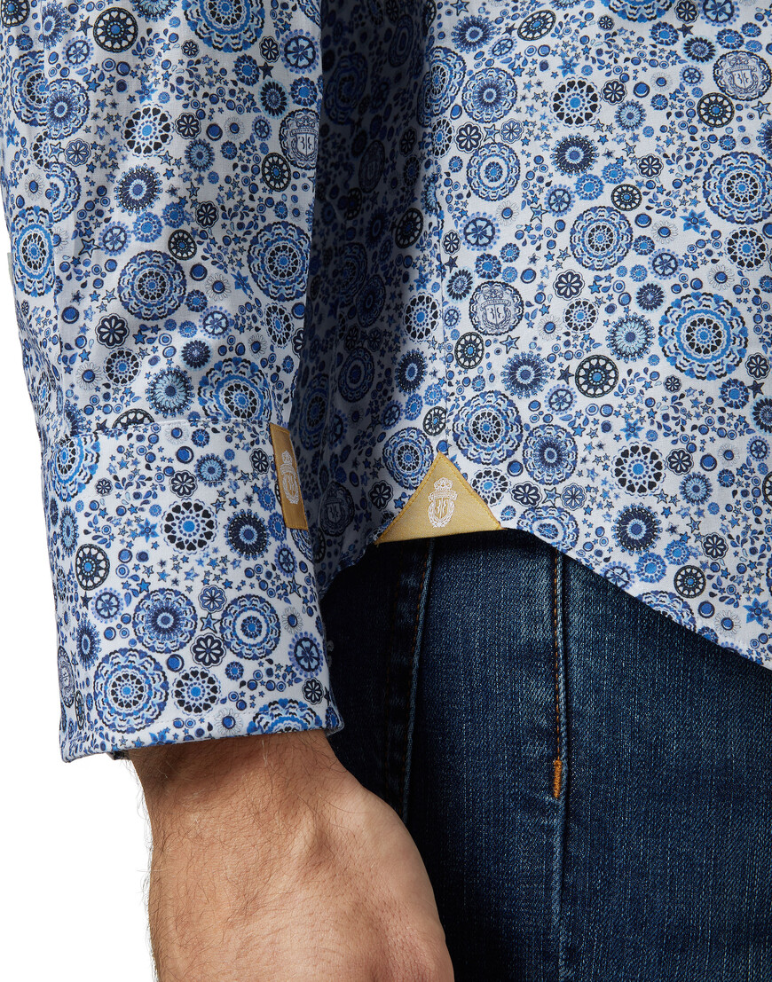 рубашка  B19C-MRP0777-BTE002N_14 со скидкой