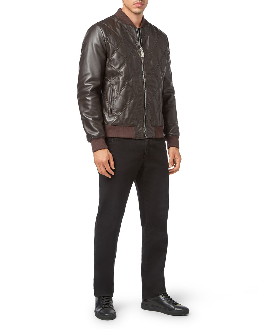 бомбер  из италии вид сбоку