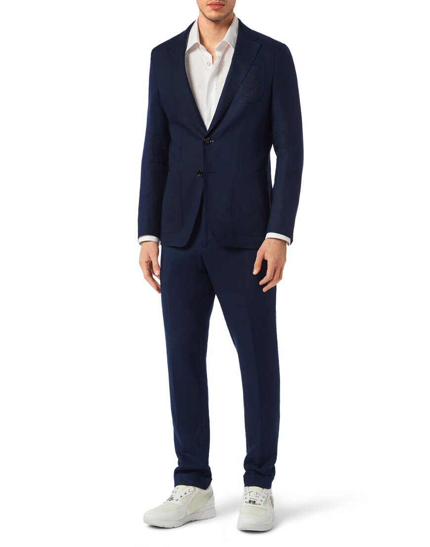 пиджак классический  из италии вид сбоку