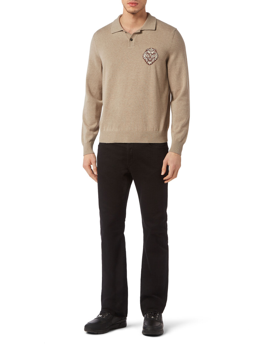 поло с длинным рукавом  IACC-MKK0224-BKN001N_06 купить с доставкой