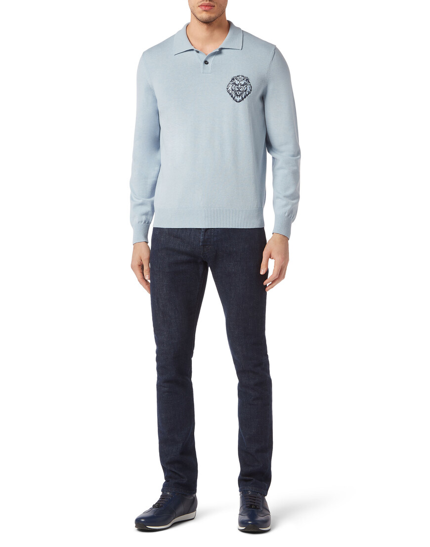 поло с длинным рукавом  IACC-MKK0224-BKN001N_07 купить с доставкой