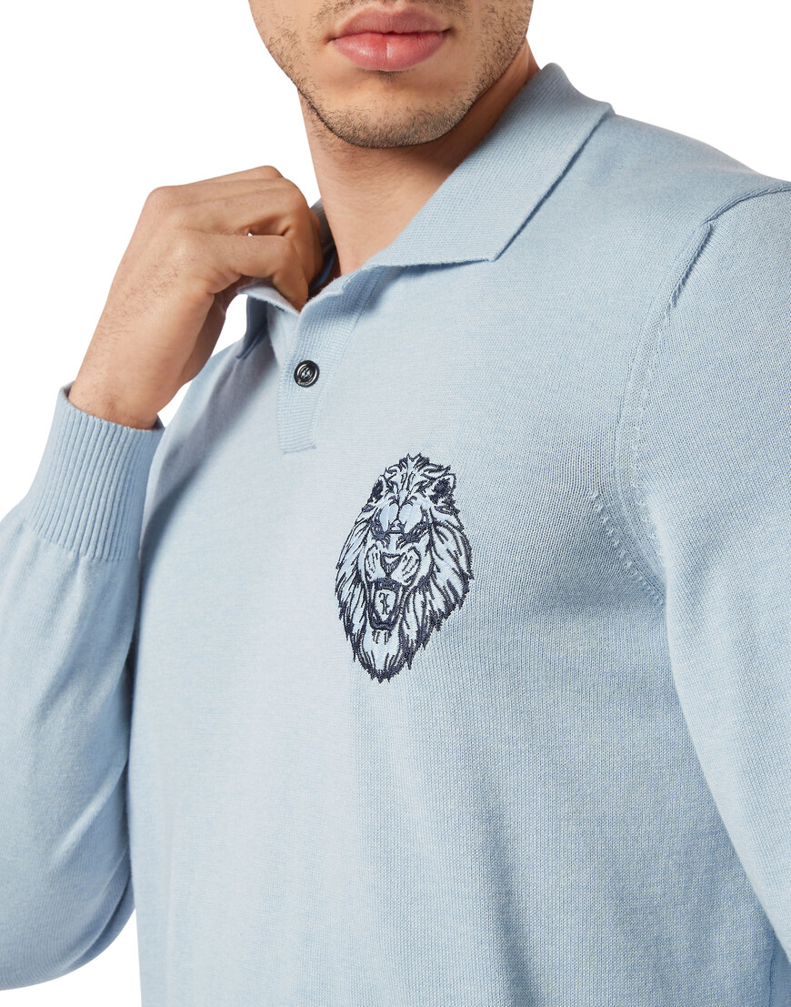 поло с длинным рукавом  IACC-MKK0224-BKN001N_07 по низкой цене