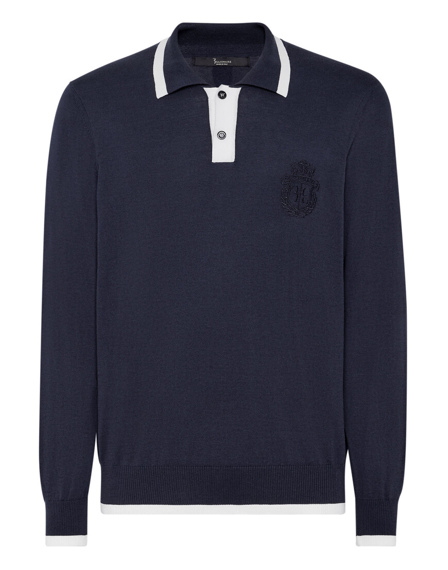 поло с длинным рукавом  IACC-MKK0225-BKN001N_1401 по акции