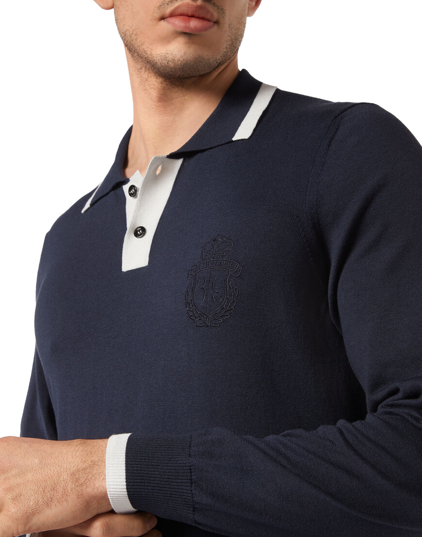 поло с длинным рукавом  IACC-MKK0225-BKN001N_1401 по низкой цене