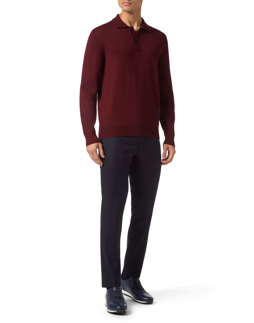 поло с длинным рукавом  WACC-MKK0232-BKN001N_35 купить с доставкой