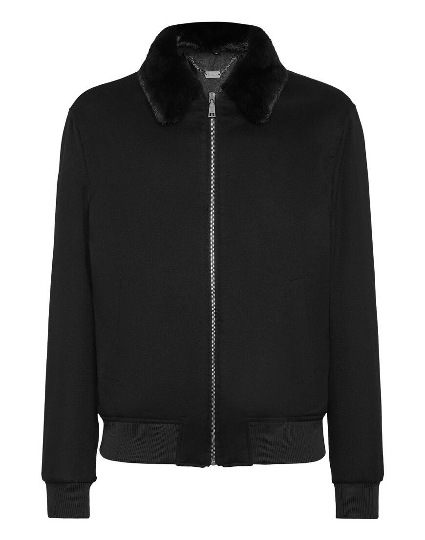 бомбер  от бренда billionaire вид слева