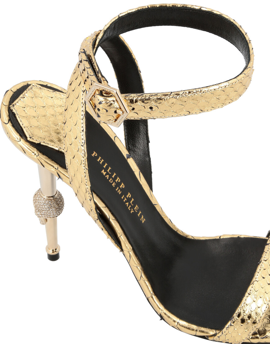 

Сандалии Philipp Plein, Золотой