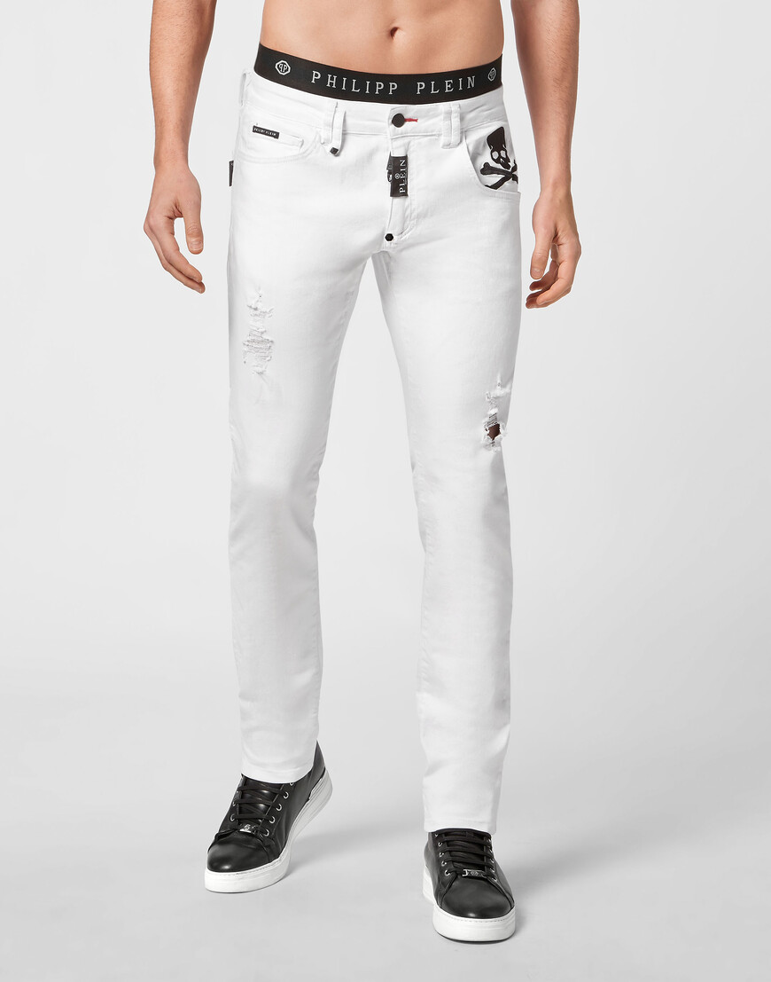 

Джинсы Прямые Philipp Plein, Белый
