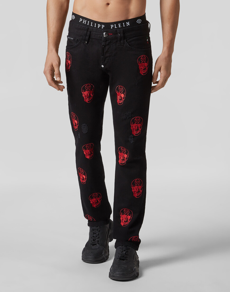 

Джинсы Прямые Philipp Plein, Черный