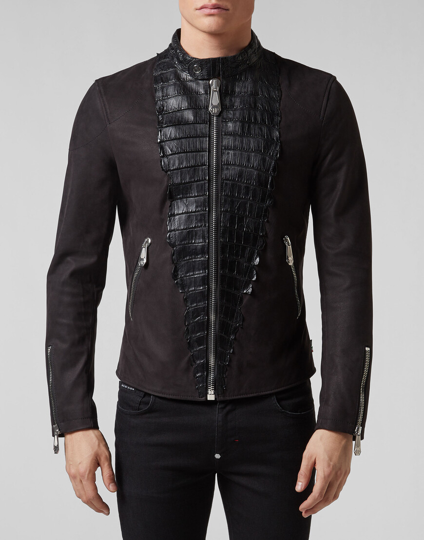 кожаная куртка  P19C-MLB0799-PLE046C_02 фотография
