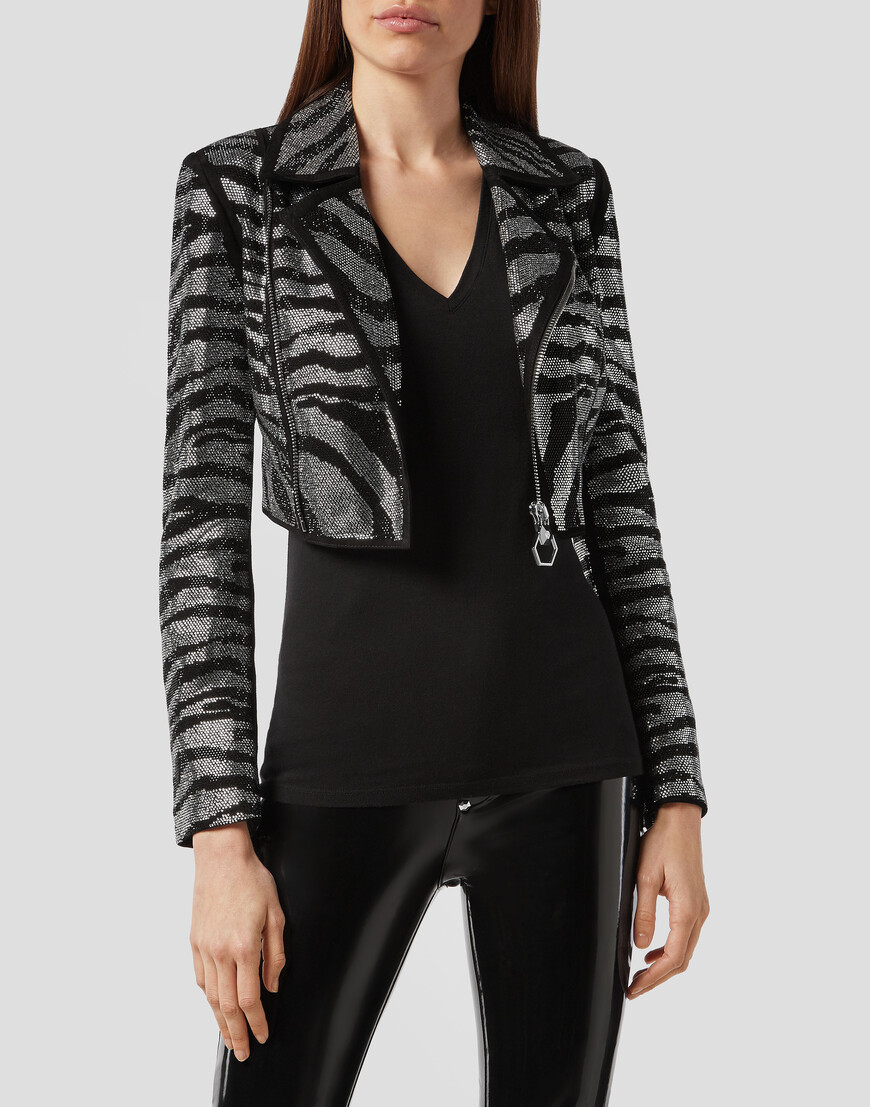 

Кожаная Куртка Philipp Plein, Черный