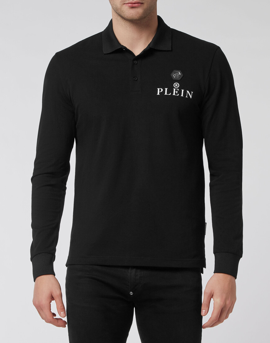 

Поло С Длинным Рукавом Philipp Plein, Черный