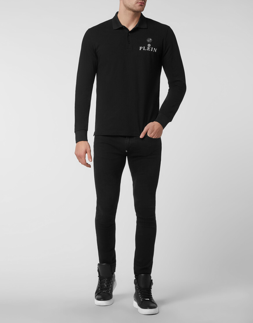 поло с длинным рукавом  FABC-MTK5699-PTE003N_0201 по низкой цене