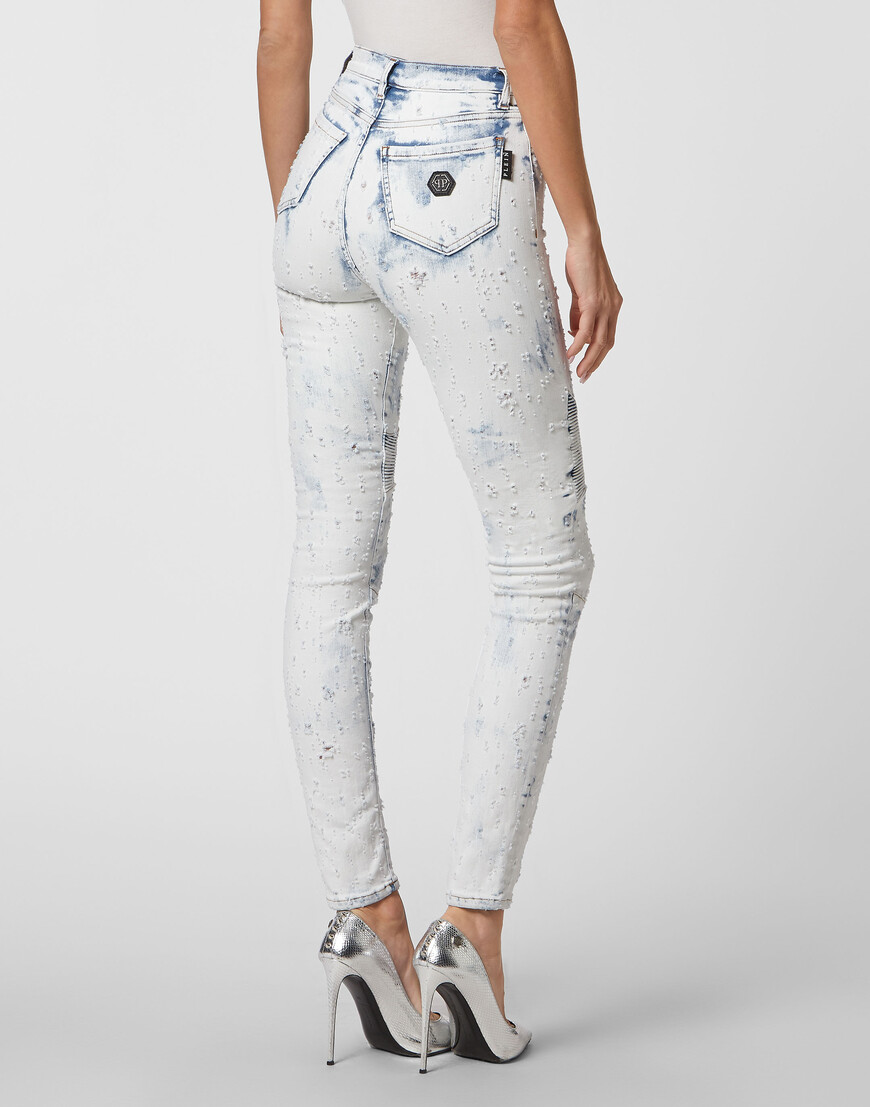 джинсы с высокой посадкой  FABC-WDT2153-PDE004N_02GD купить с доставкой