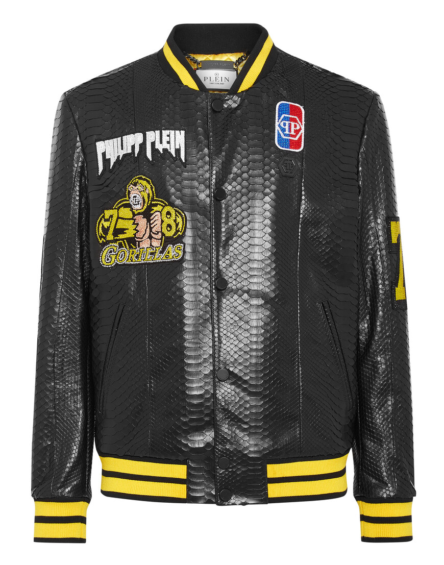 бомбер  от бренда philipp plein вид слева