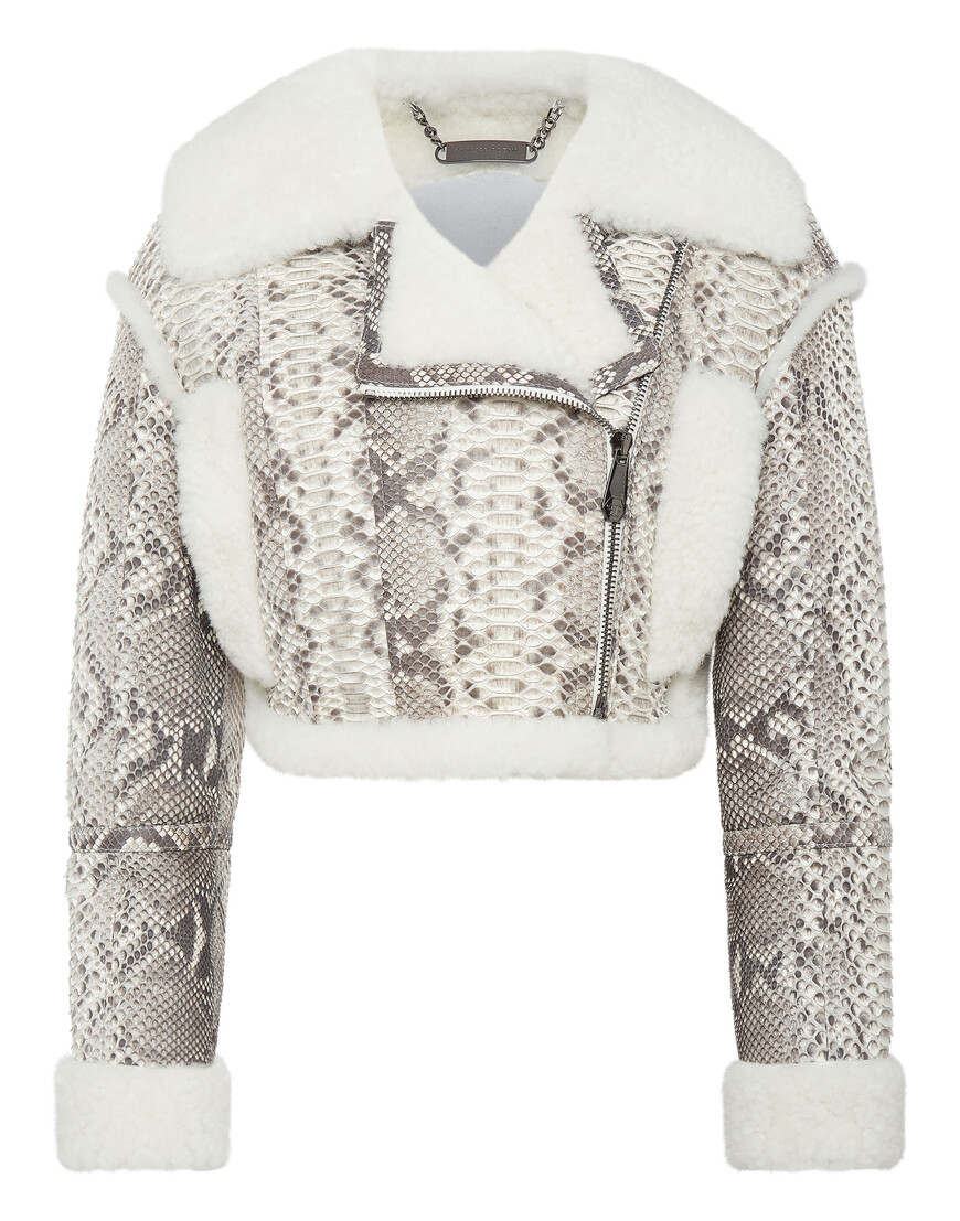 

Кожаная Куртка Philipp Plein, Белый