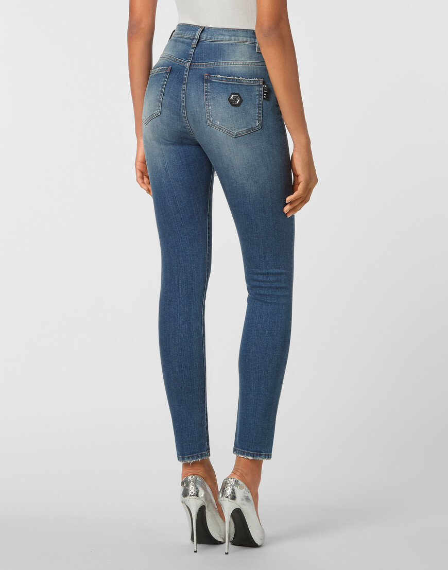 

Скинни Philipp Plein, Голубой