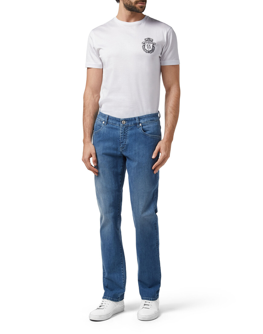 джинсы прямые  из италии вид сбоку