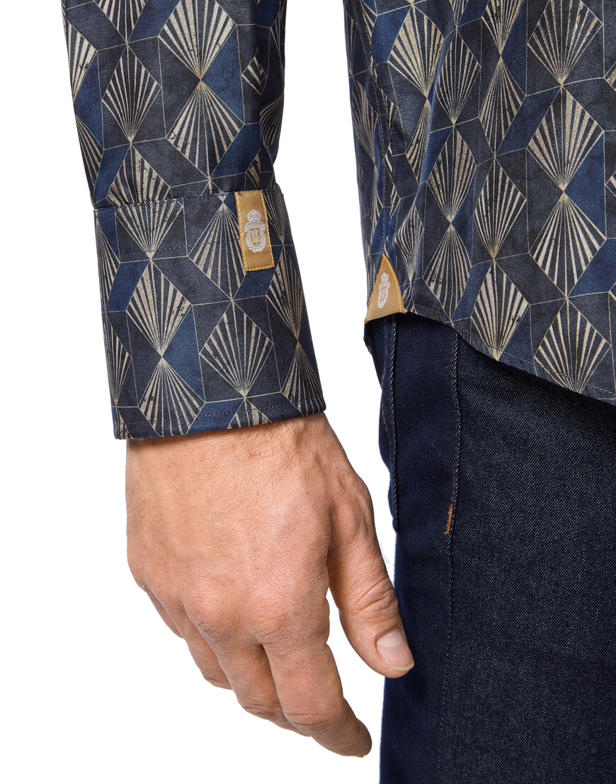 рубашка  W19C-MRP1018-BTE015N_08 со скидкой