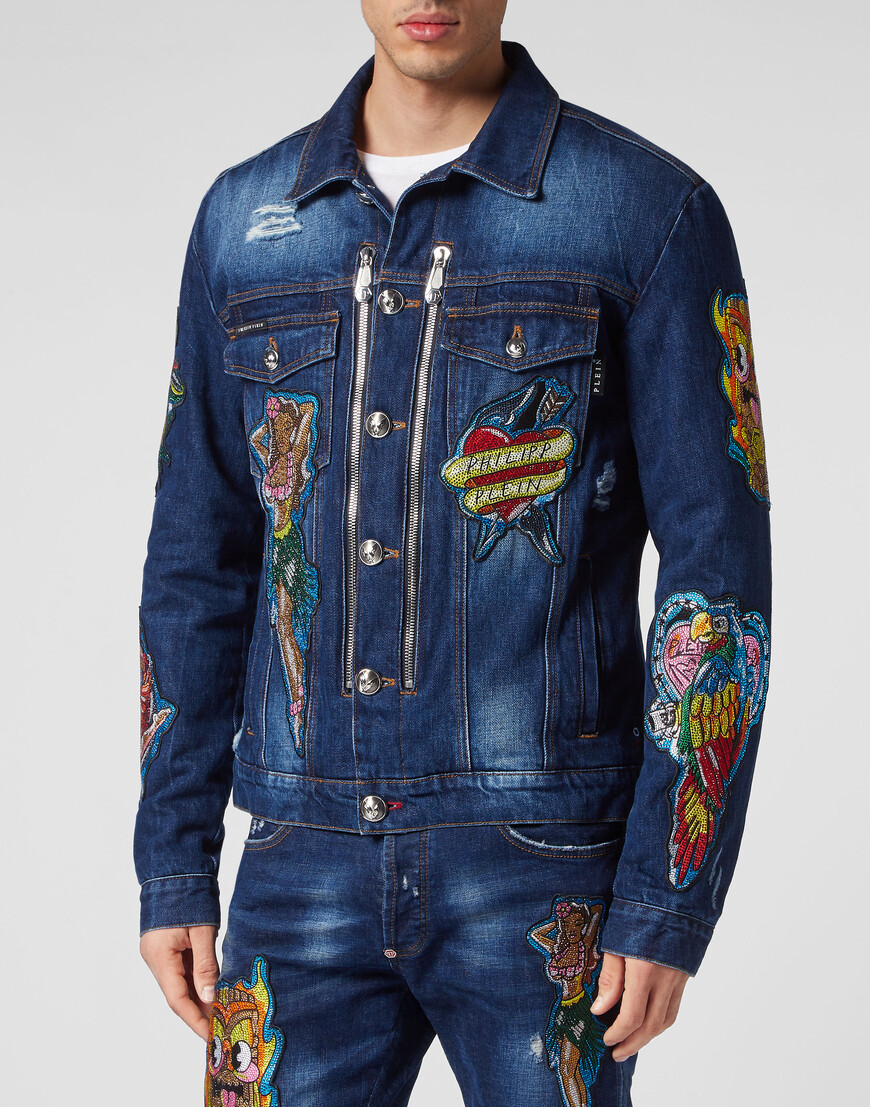 

Джинсовая Куртка Philipp Plein, Синий