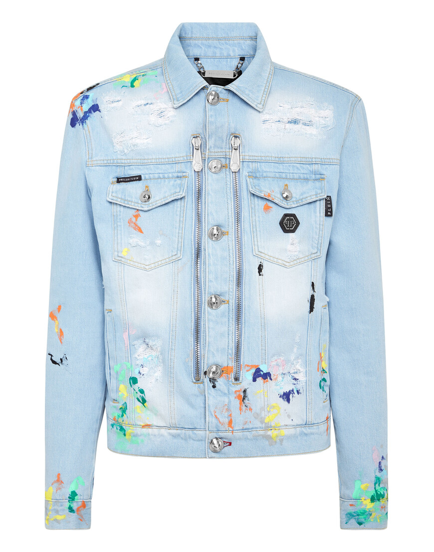 

Джинсовая Куртка Philipp Plein, Голубой