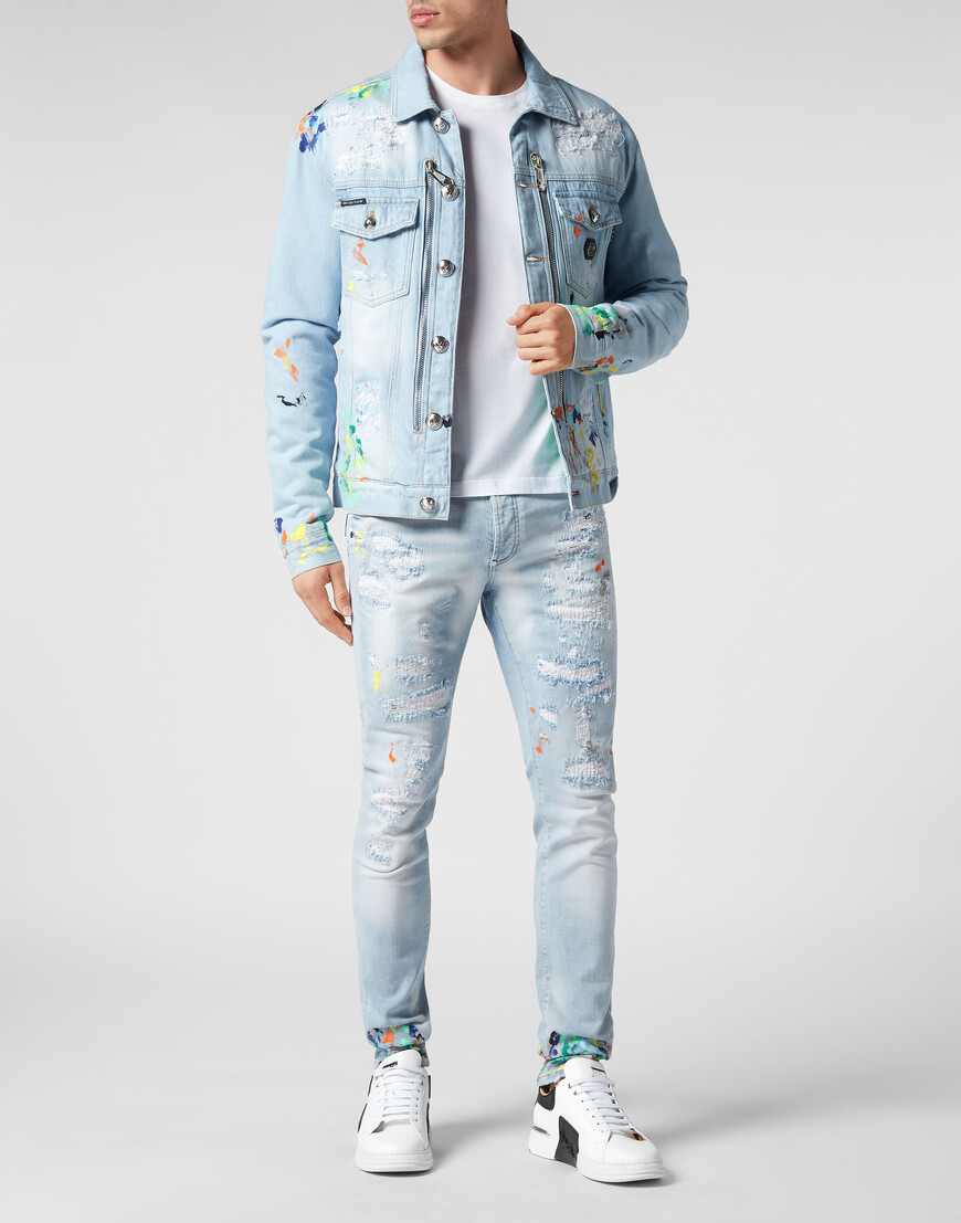 

Джинсовая Куртка Philipp Plein, Голубой