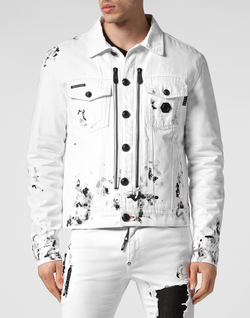 

Джинсовая Куртка Philipp Plein, Белый