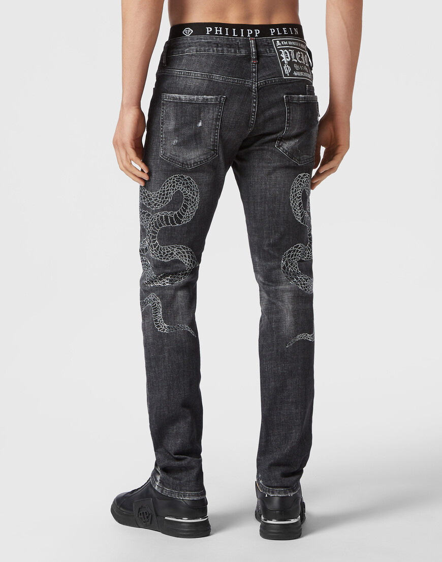 

Джинсы Прямые Philipp Plein, Серый