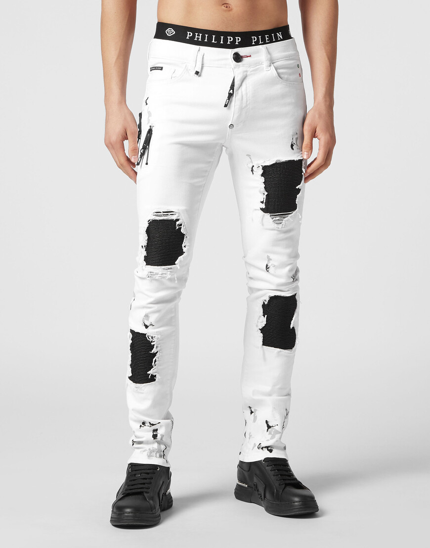 

Джинсы Зауженные Philipp Plein, Белый