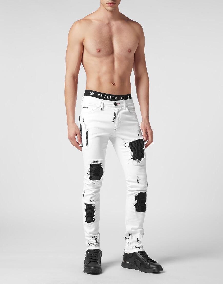 джинсы зауженные  SACC-MDT3440-PDE036N_15SS по низкой цене