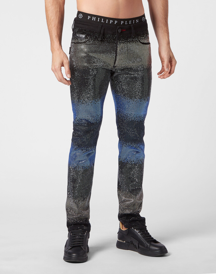 

Джинсы Прямые Philipp Plein, Синий