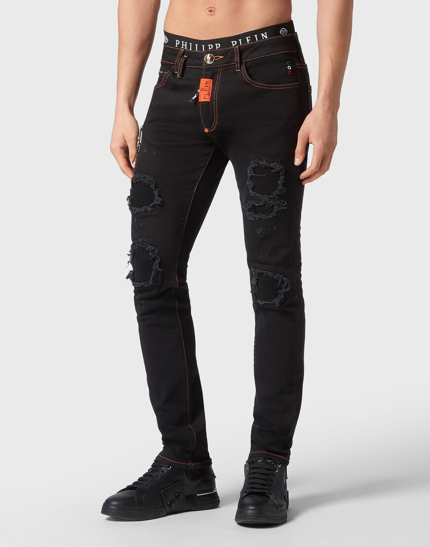 

Джинсы Прямые Philipp Plein, Черный