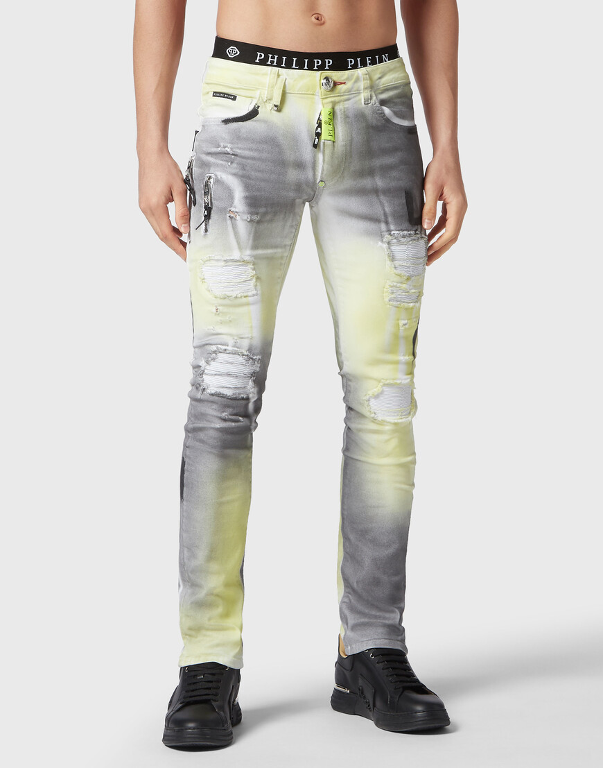 

Джинсы Прямые Philipp Plein, Серый