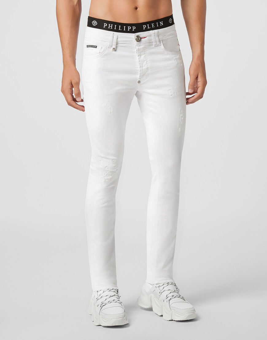 

Джинсы Прямые Philipp Plein, Белый
