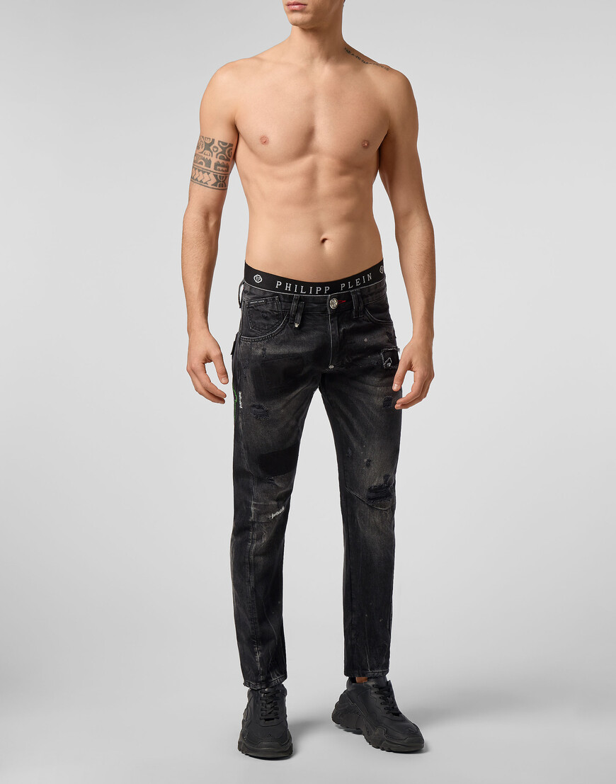 джинсы зауженные  F20C-MDT2269-PDE004N_10go по низкой цене