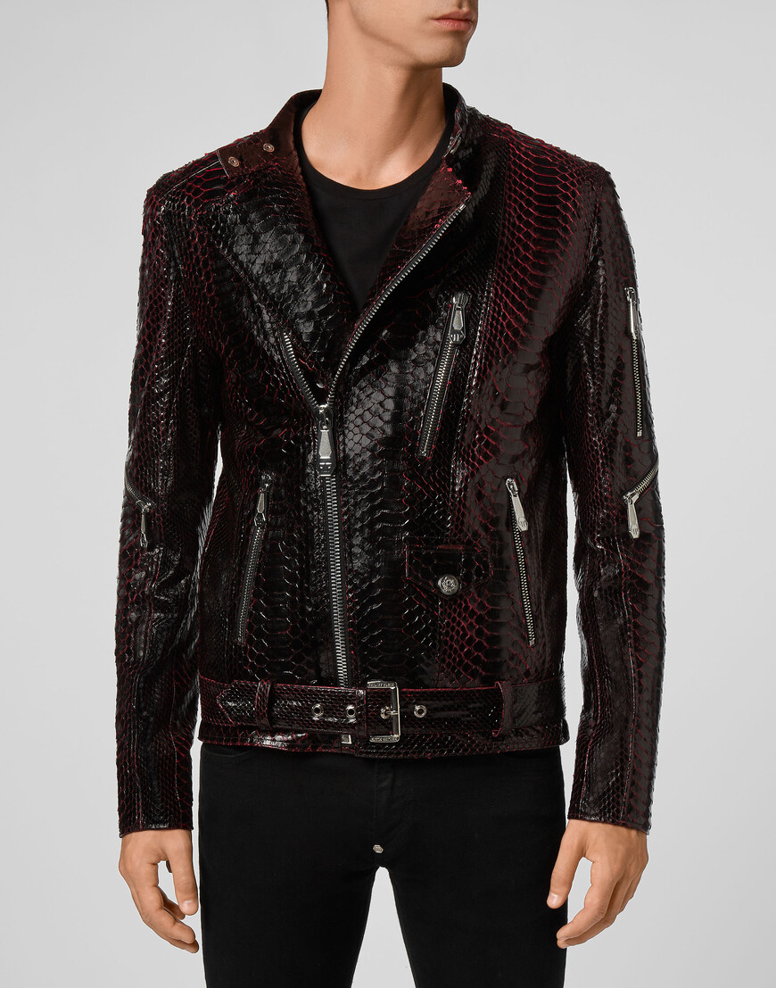 

Кожаная Куртка Philipp Plein, Красный