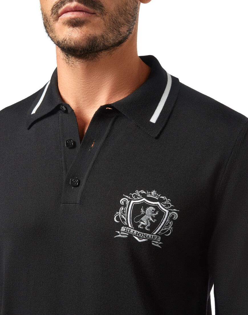 поло с длинным рукавом  O20C-MKK0174-BKN001N_02 по низкой цене