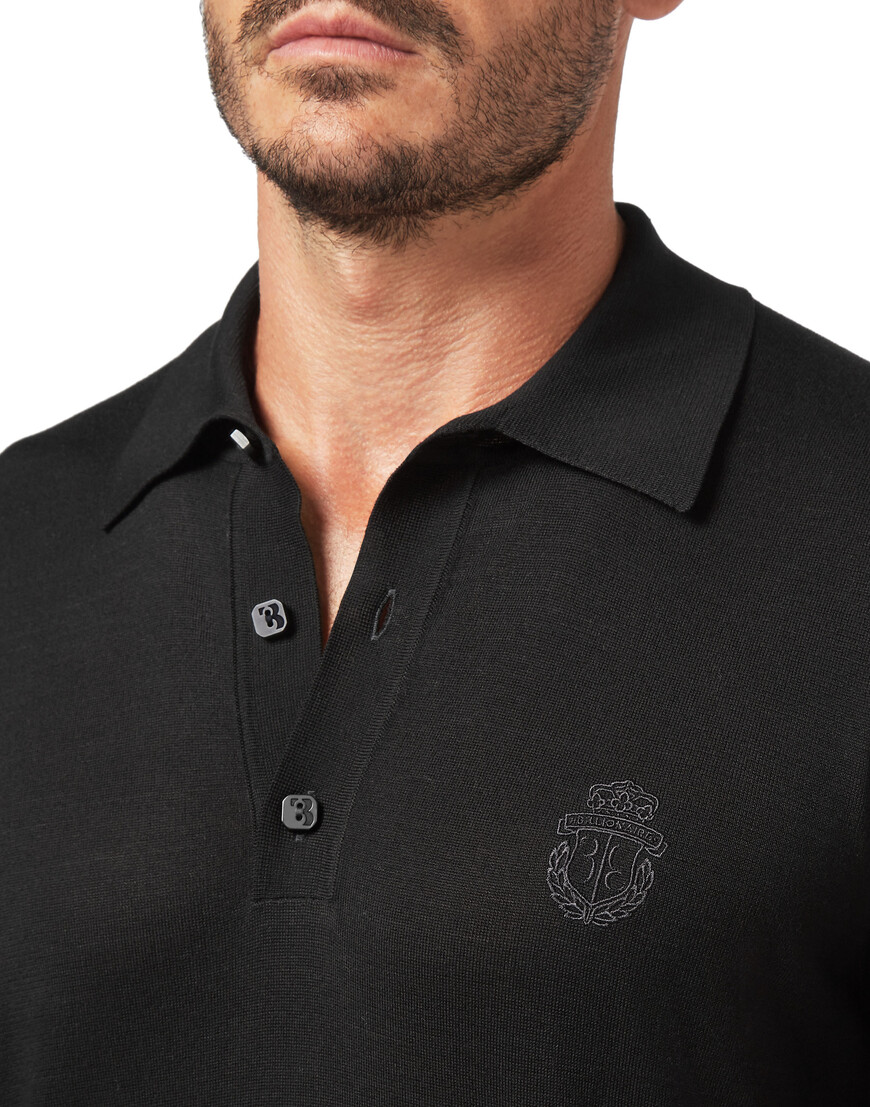 поло с длинным рукавом  IAAC-MKK0180-BKN001N_02 по низкой цене