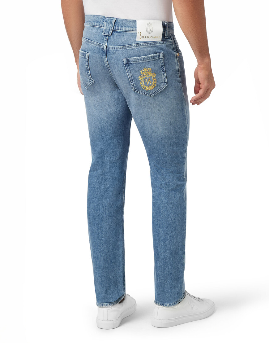 джинсы прямые  IAAC-MDT2446-BTE001N_07 фотография