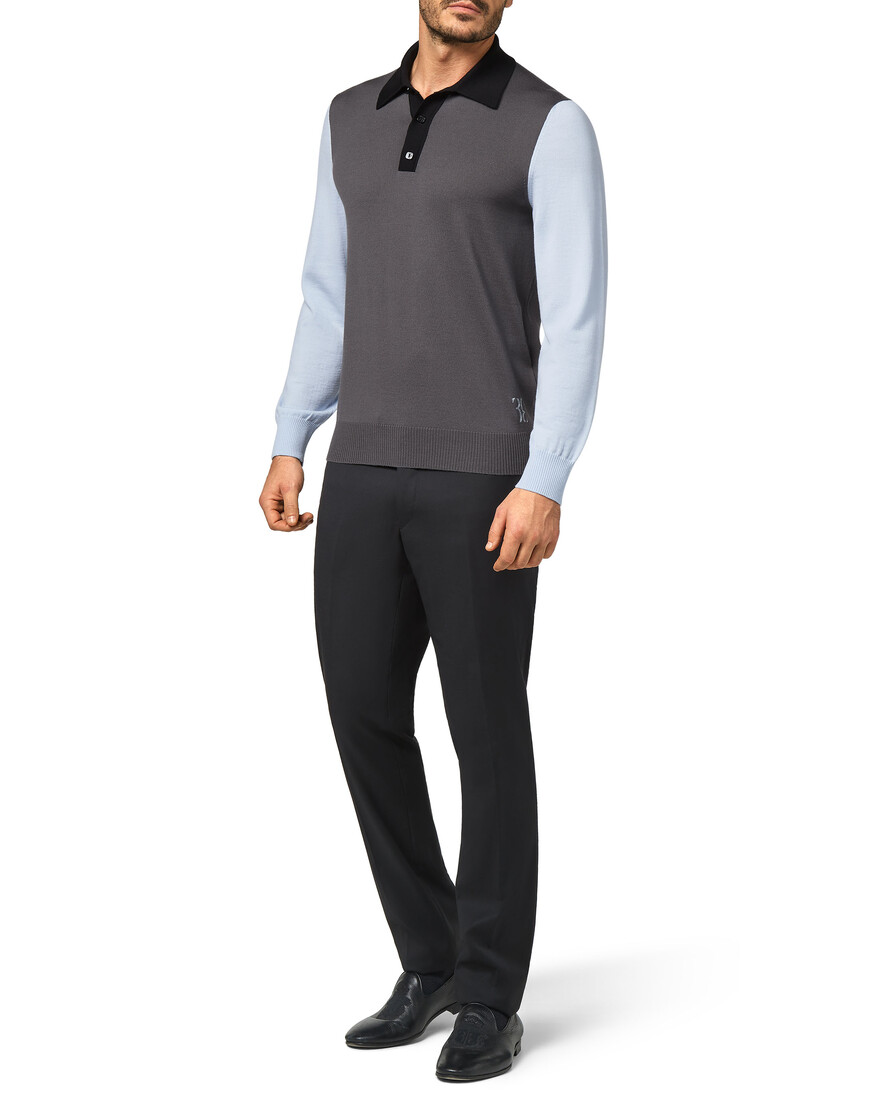 поло с длинным рукавом  WAAC-MKK0189-BKN001N_7207 купить с доставкой