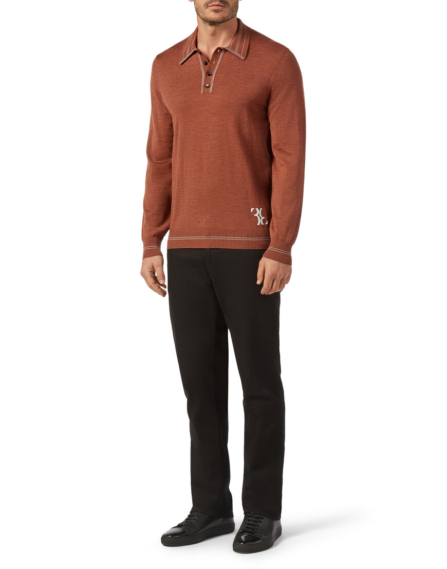 поло с длинным рукавом  OAAC-MKK0192-BKN001N_04 купить с доставкой