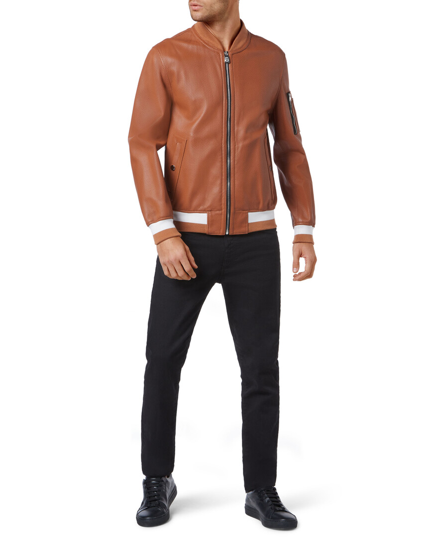 бомбер  из италии вид сбоку