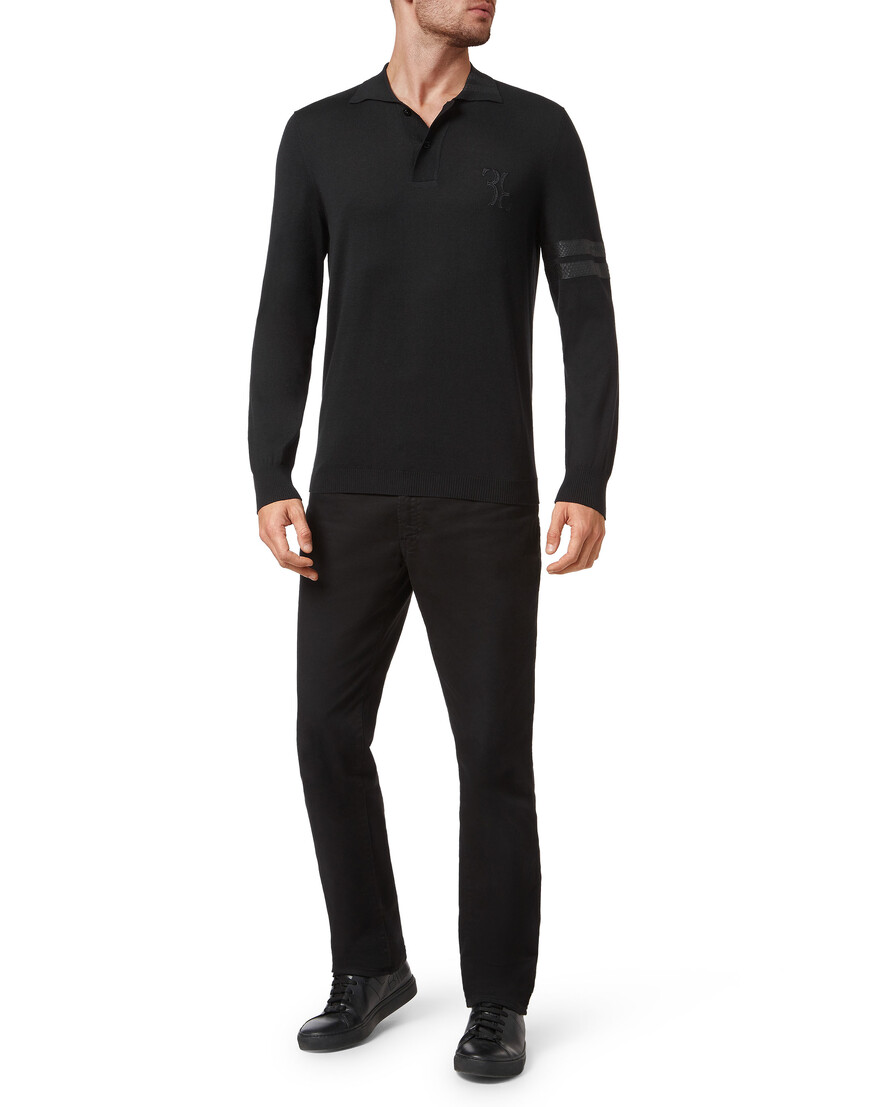 поло с длинным рукавом  WABC-MKK0204-PKN002N_02 купить с доставкой